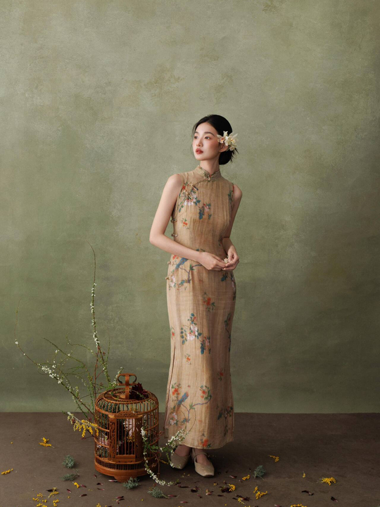 Ethnic Style Dresses - New Chinese Style Reformed Dress Women's