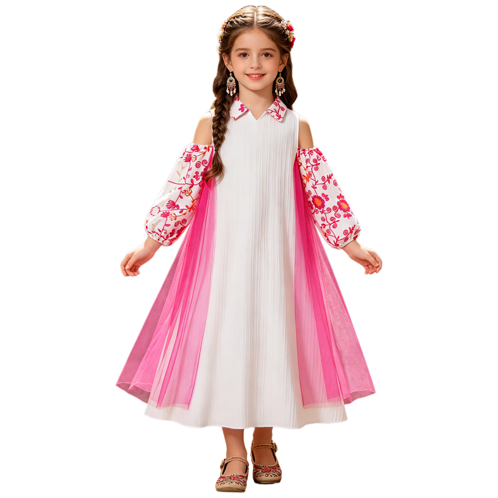 Girl Long Sleeve Mesh Patchwor - огляд і ціна Ethnic Clothing & Online Fashion Store Khaadi Us