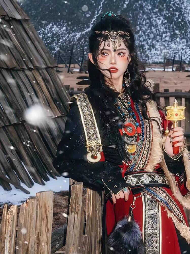 New Tibetan robe Tibet brigade - огляд і ціна Ethnic Clothing & Online Fashion Store Khaadi Us