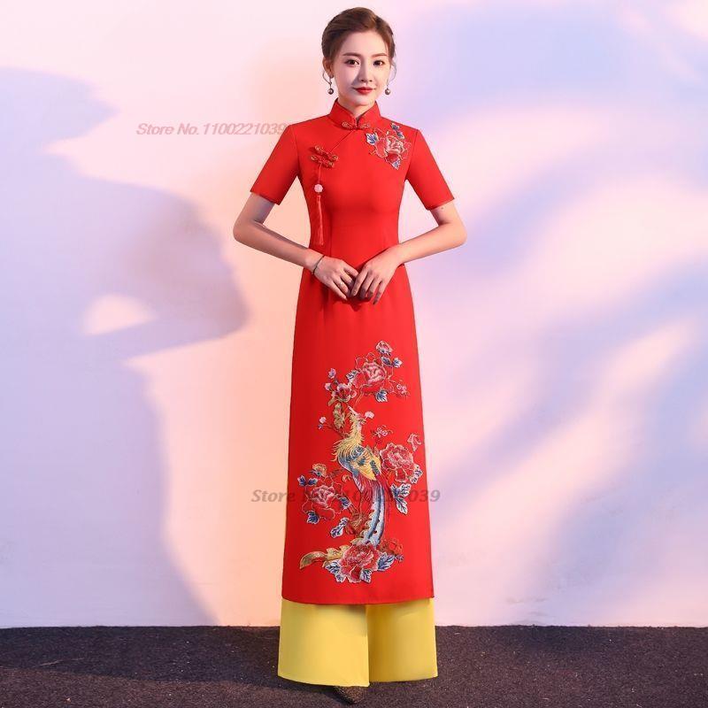 2026 vintage aodai vietnam tra - огляд і ціна Ao Dai Vietnam Dress