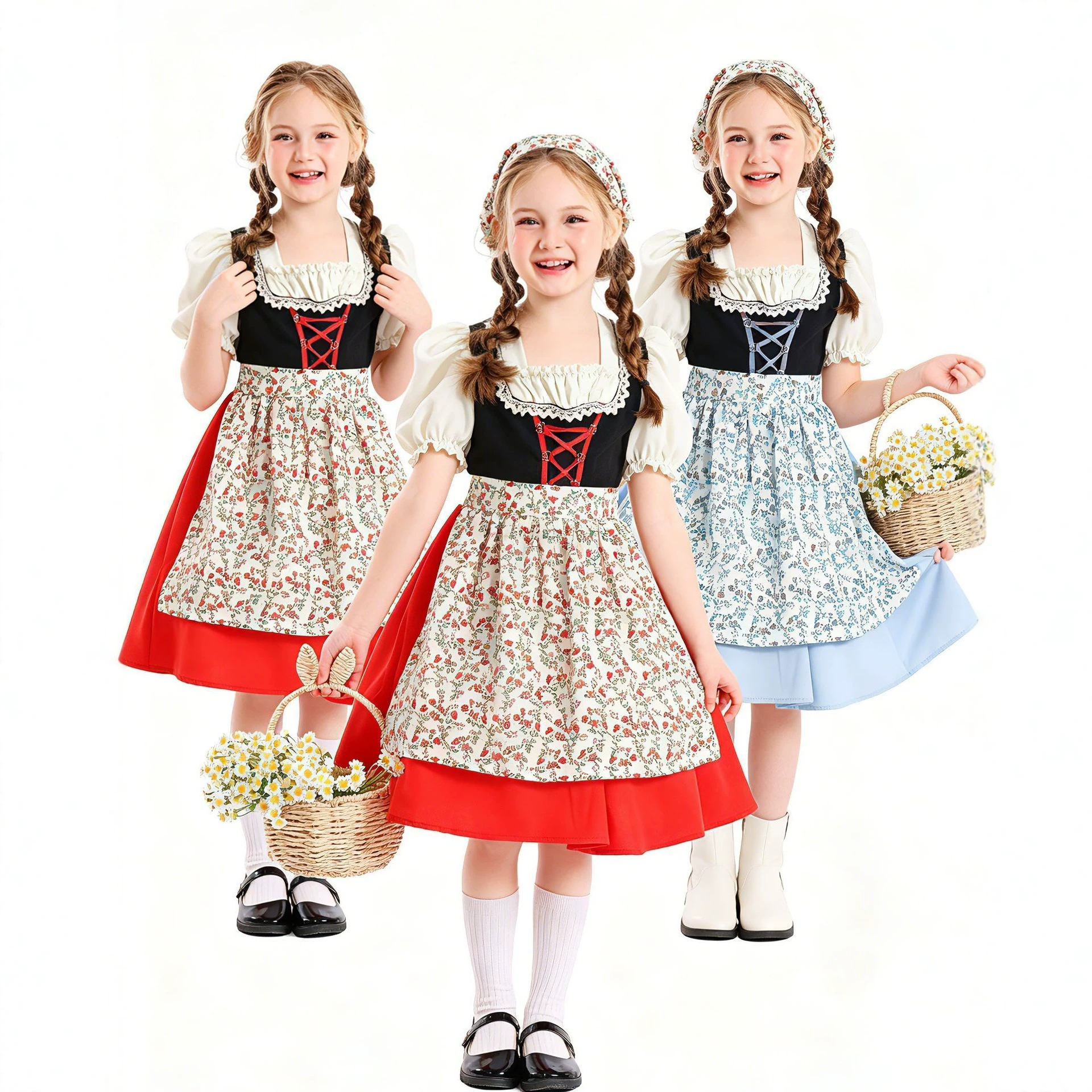 Children's Bavarian Farmhouse  - огляд і ціна Ethnic Style Dresses