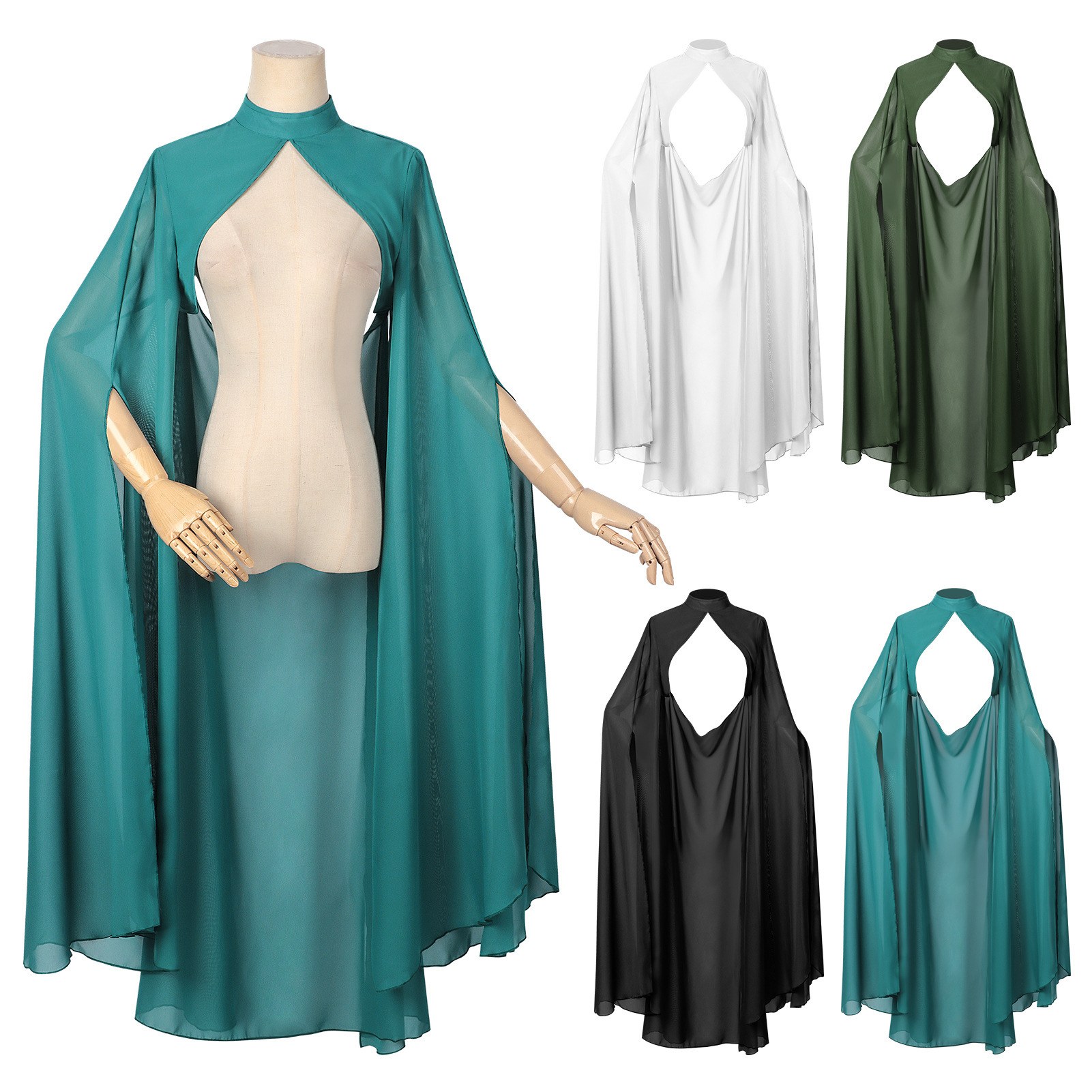 Ladies Green Chiffon Shawl Got - огляд і ціна Ethnic Fashion For Ladies