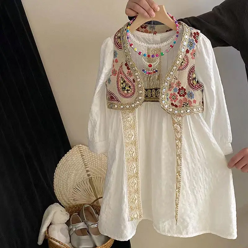 Girls Dress Set Children's Eth - огляд і ціна Ethnic Style Dresses