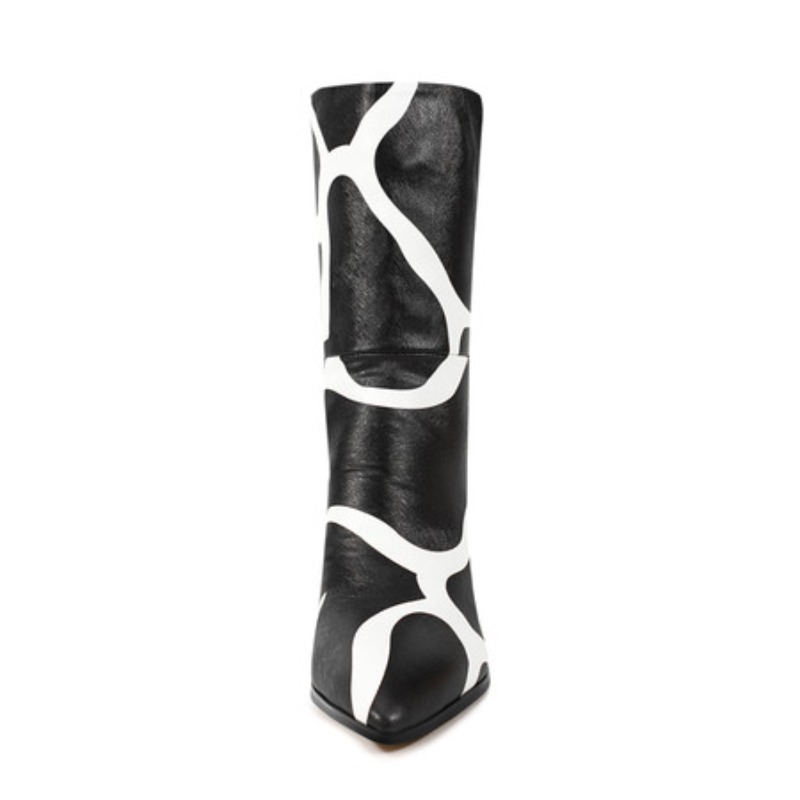 Bicolor Spike Heels Pull On Fa - огляд і ціна Ethnic Fashion Runway