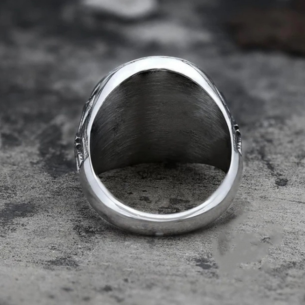 Vintage Viking Men Rings Stain - огляд і ціна Ethnic Fashion For Men