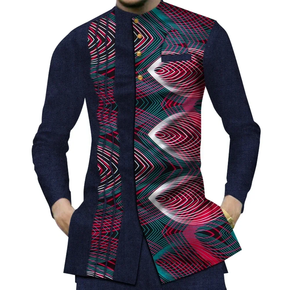 Casual 100% Cotton Mens Africa - огляд і ціна Dashiki Shirt Men