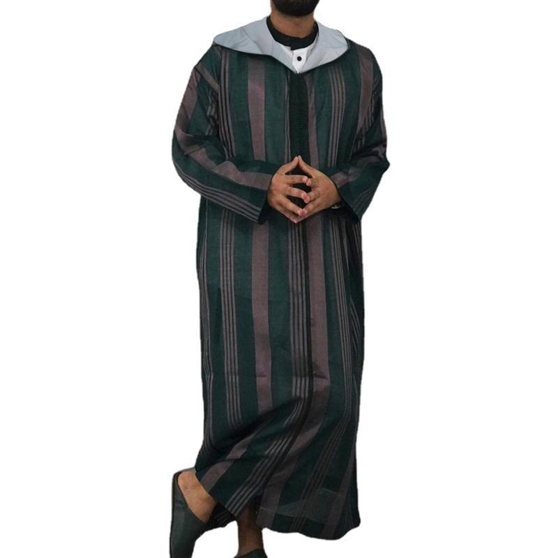 Muslim Hooded Robe Dashiki Lon - огляд і ціна Dashiki Shirt Men