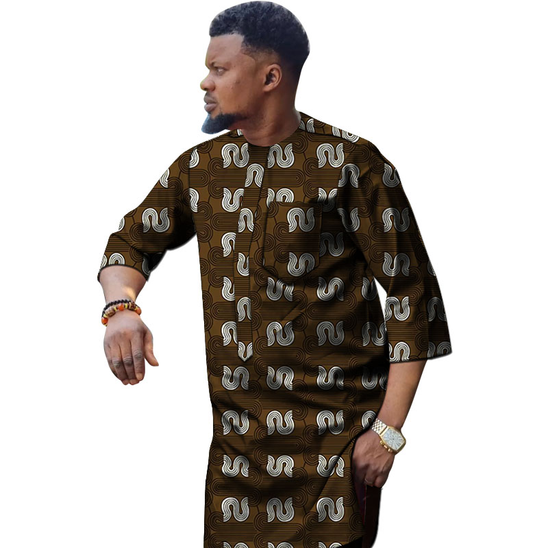 Nigerian Fashion Men's Shirt 3 - огляд і ціна Dashiki Shirt Men