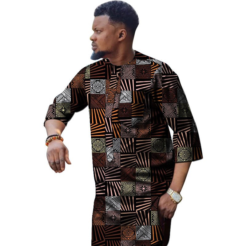 Nigerian Fashion Men's Shirt 3 - огляд і ціна Dashiki Shirt Men