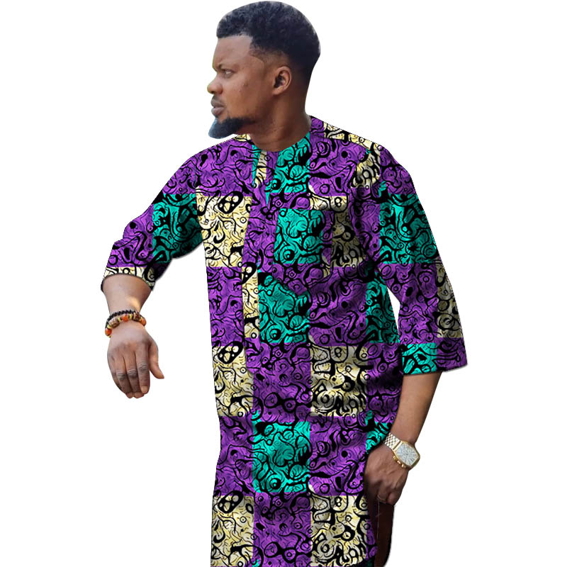 Nigerian Fashion Men's Shirt 3 - огляд і ціна Dashiki Shirt Men