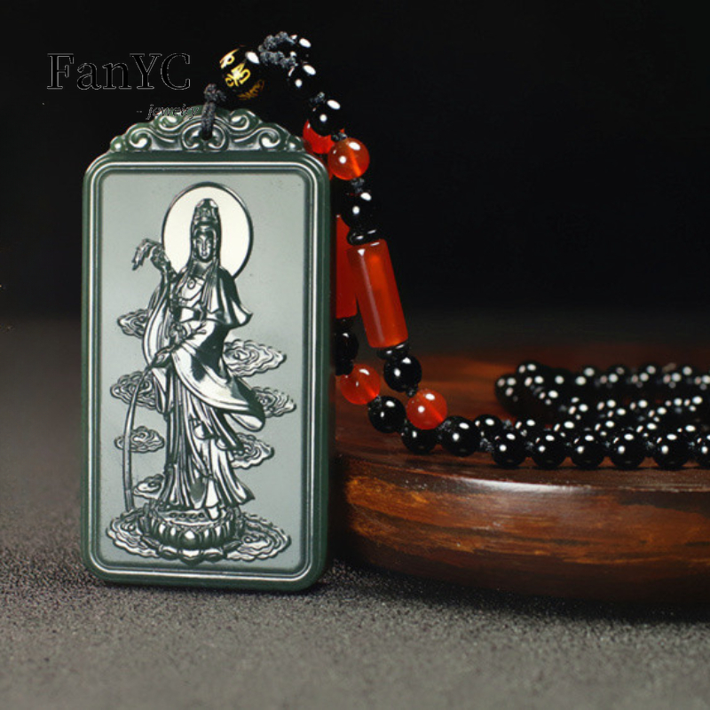 Natural Hetian Jade Qingyu Gua - огляд і ціна Ethnic Fashion For Men