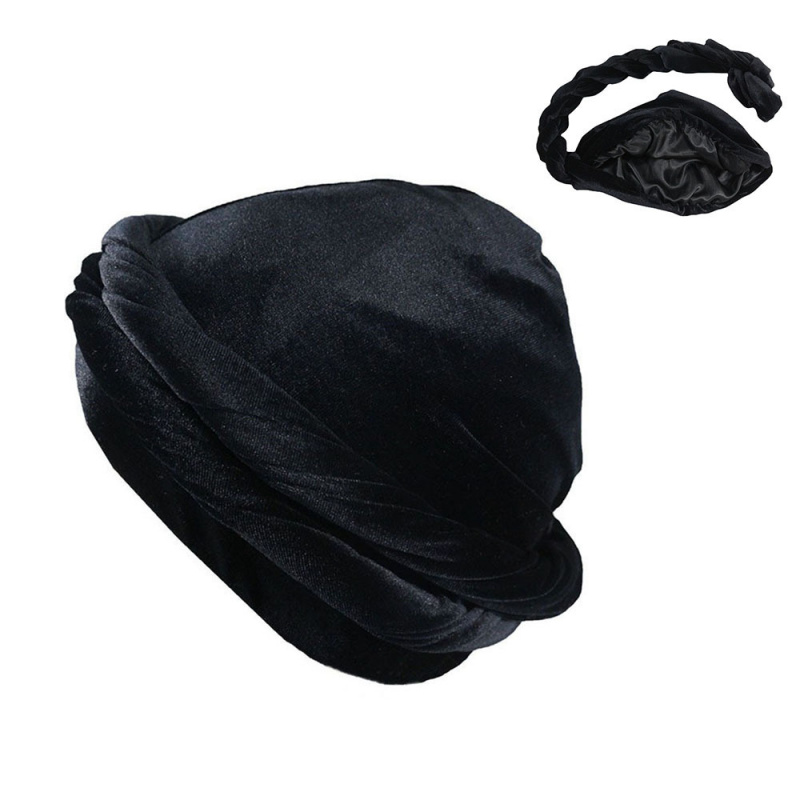 Solid Color Men's Velvet Head  - огляд і ціна Ethnic Fashion For Men