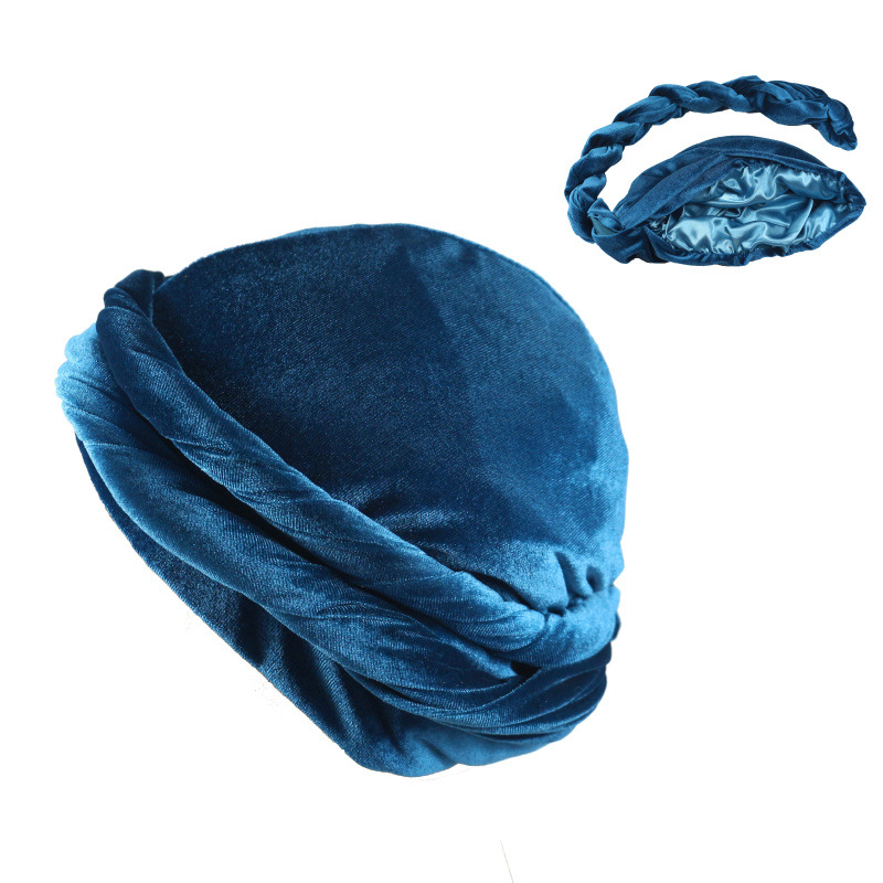 Solid Color Men's Velvet Head  - огляд і ціна Ethnic Fashion For Men