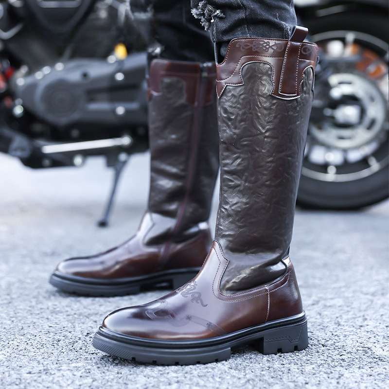 Men's Mid-calf Boots High Qual - огляд і ціна Ethnic Fashion For Men