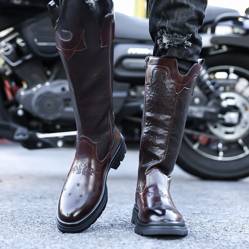Men's Mid-calf Boots High Qual - огляд і ціна Ethnic Fashion For Men