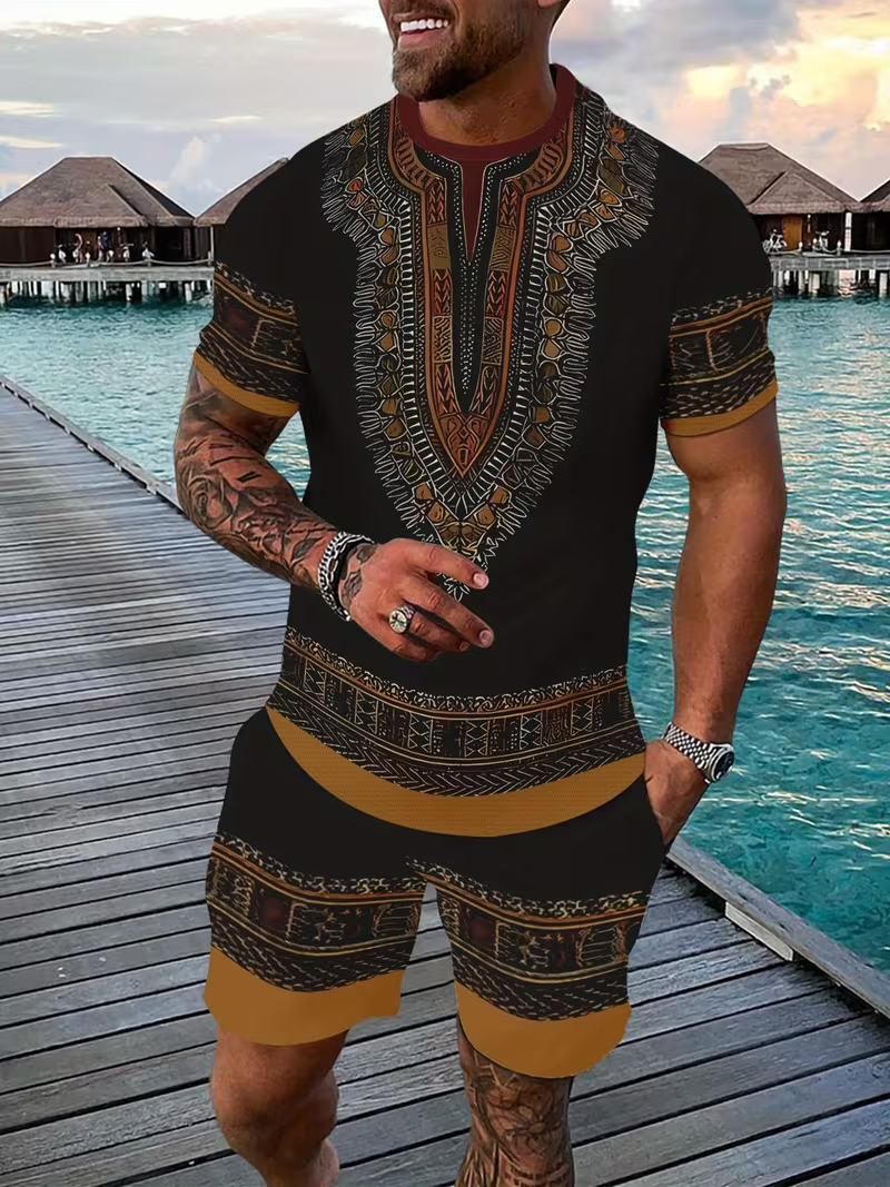 New Men's Suits African Dashik - огляд і ціна Dashiki Shirt Men