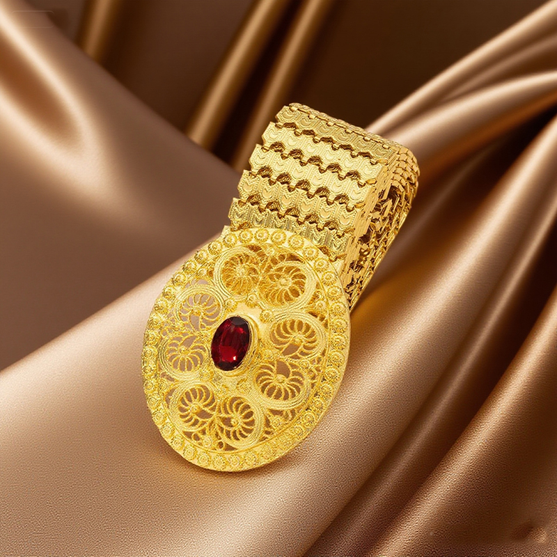 Gold Zinc Alloy Snake Scale Be - огляд і ціна Ethnic Fashion Designers