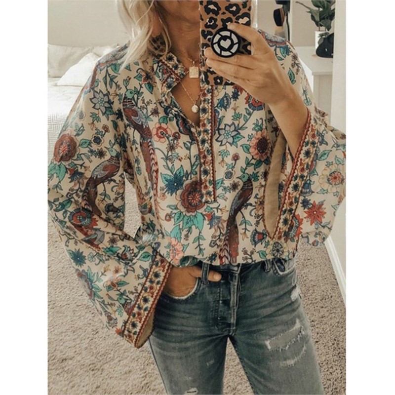 Bohemia Flower Printed Women's - огляд і ціна Ethnic Fashion For Ladies