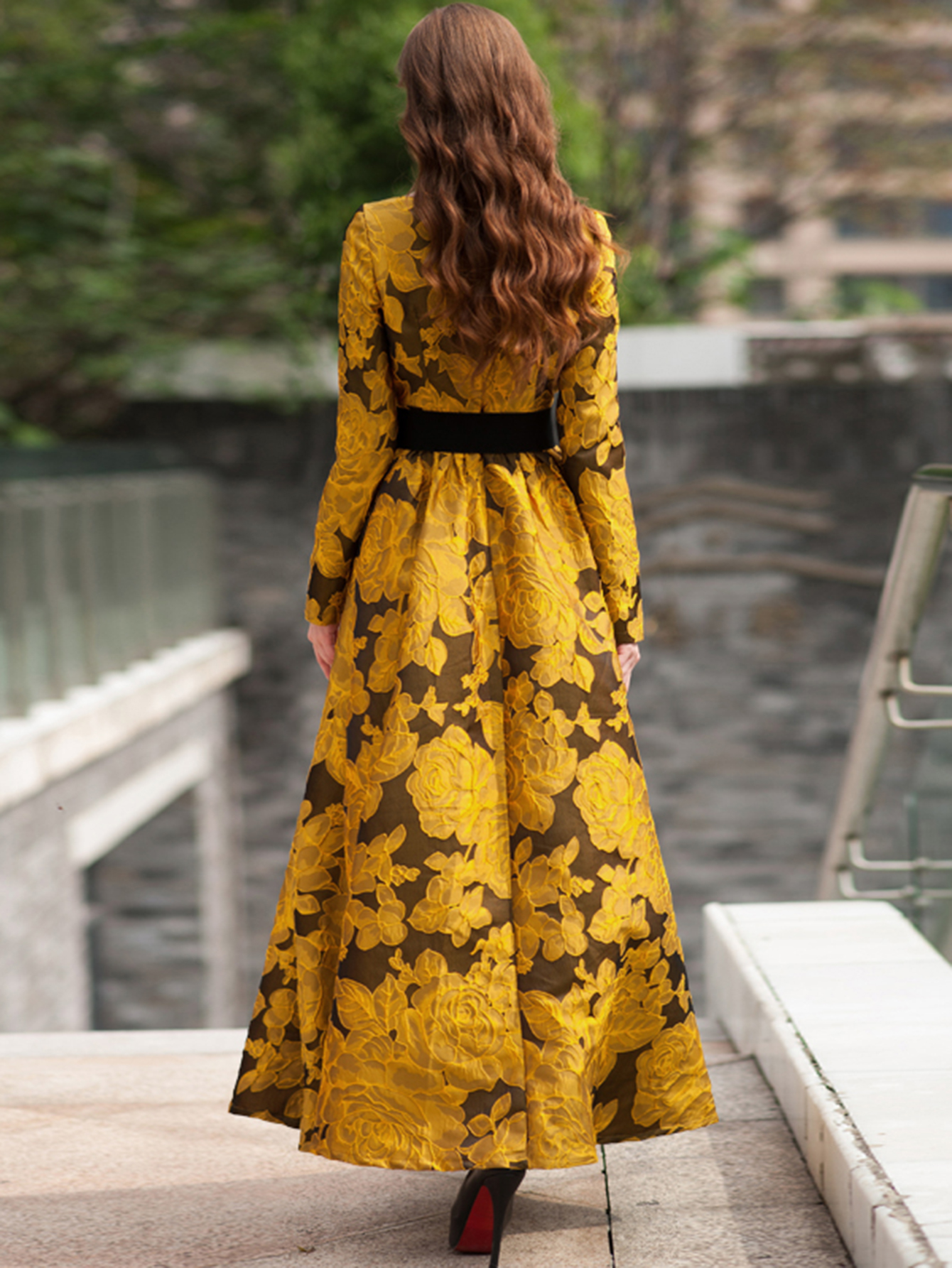 Elegant Women Floral Long Maxi - огляд і ціна Ethnic Style Dresses