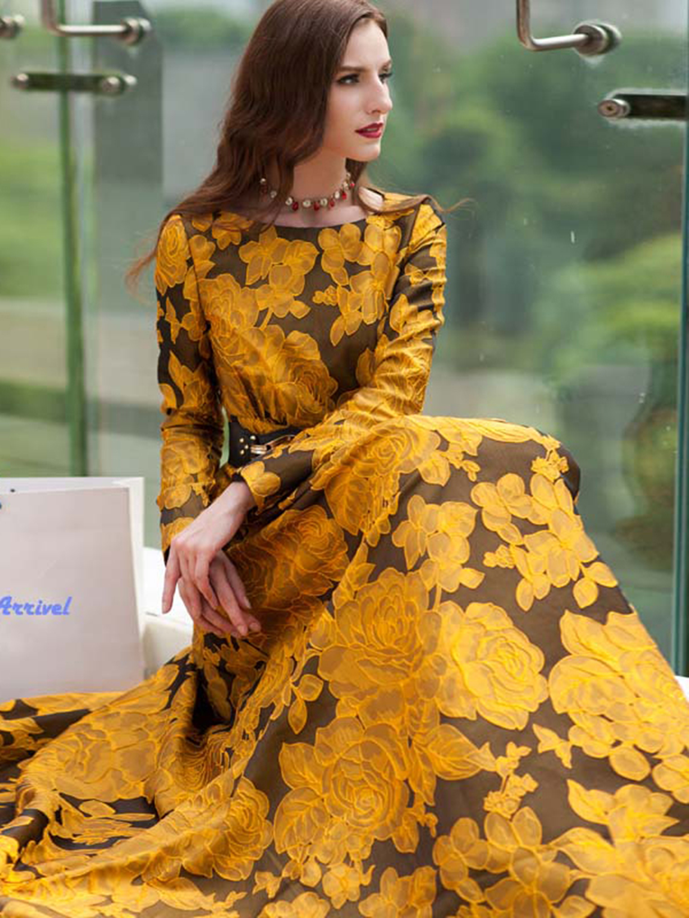 Elegant Women Floral Long Maxi - огляд і ціна Ethnic Style Dresses