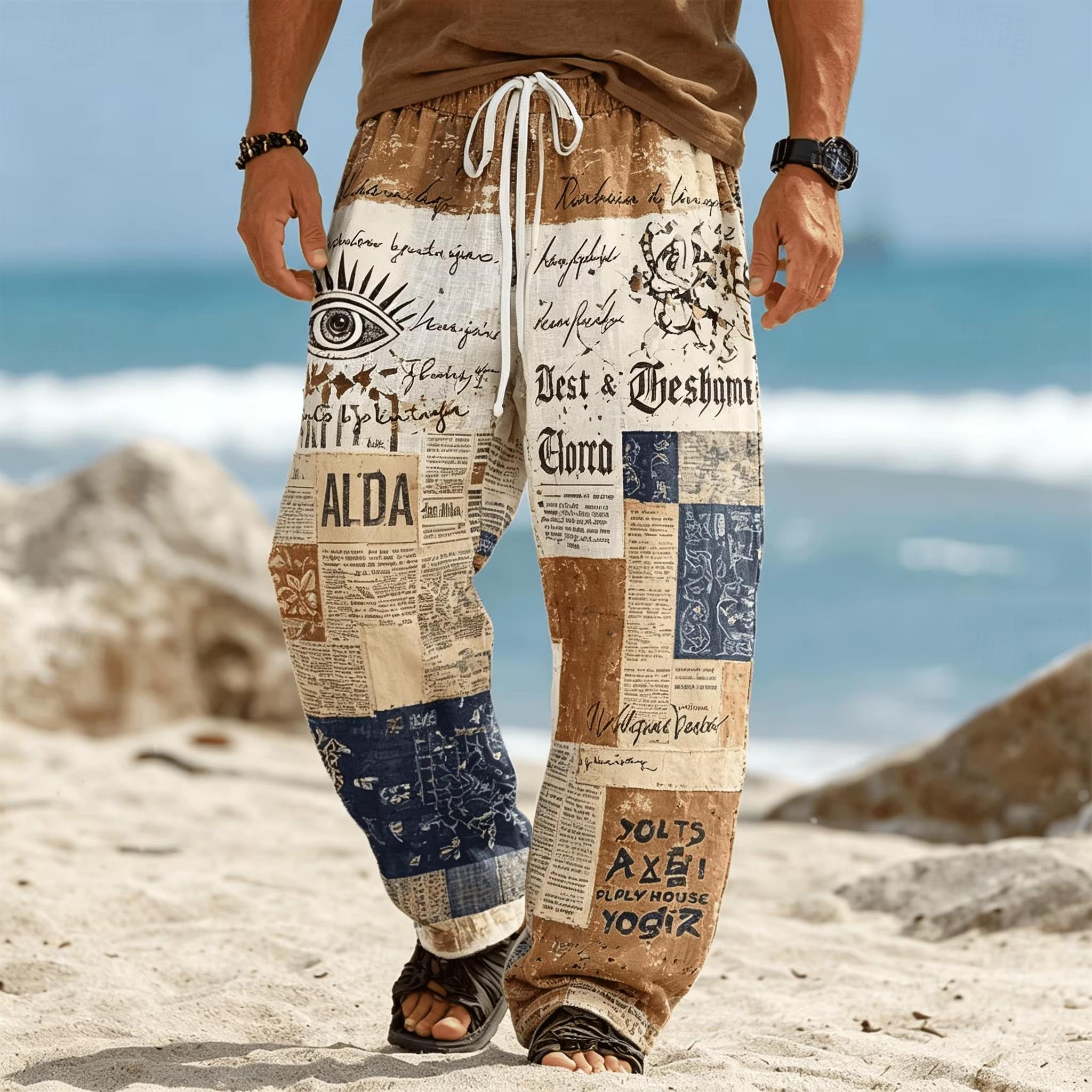 Summer Fashion New Bohemian Et - огляд і ціна Ethnic Fashion For Men