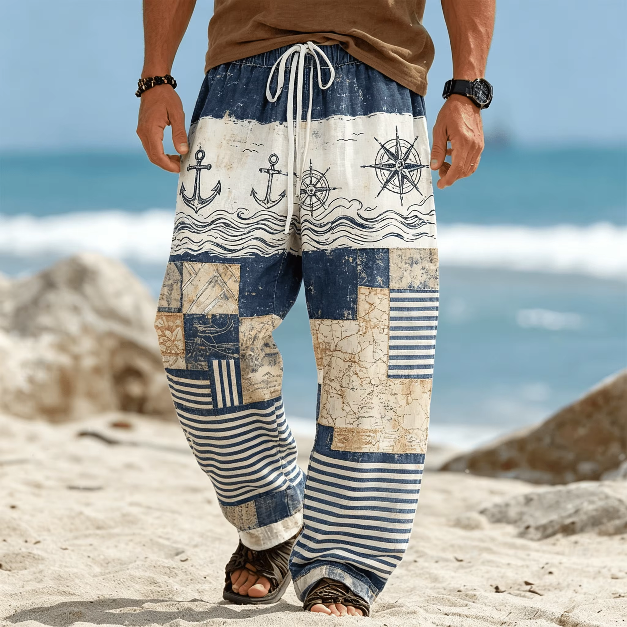 Summer Fashion New Bohemian Et - огляд і ціна Ethnic Fashion For Men
