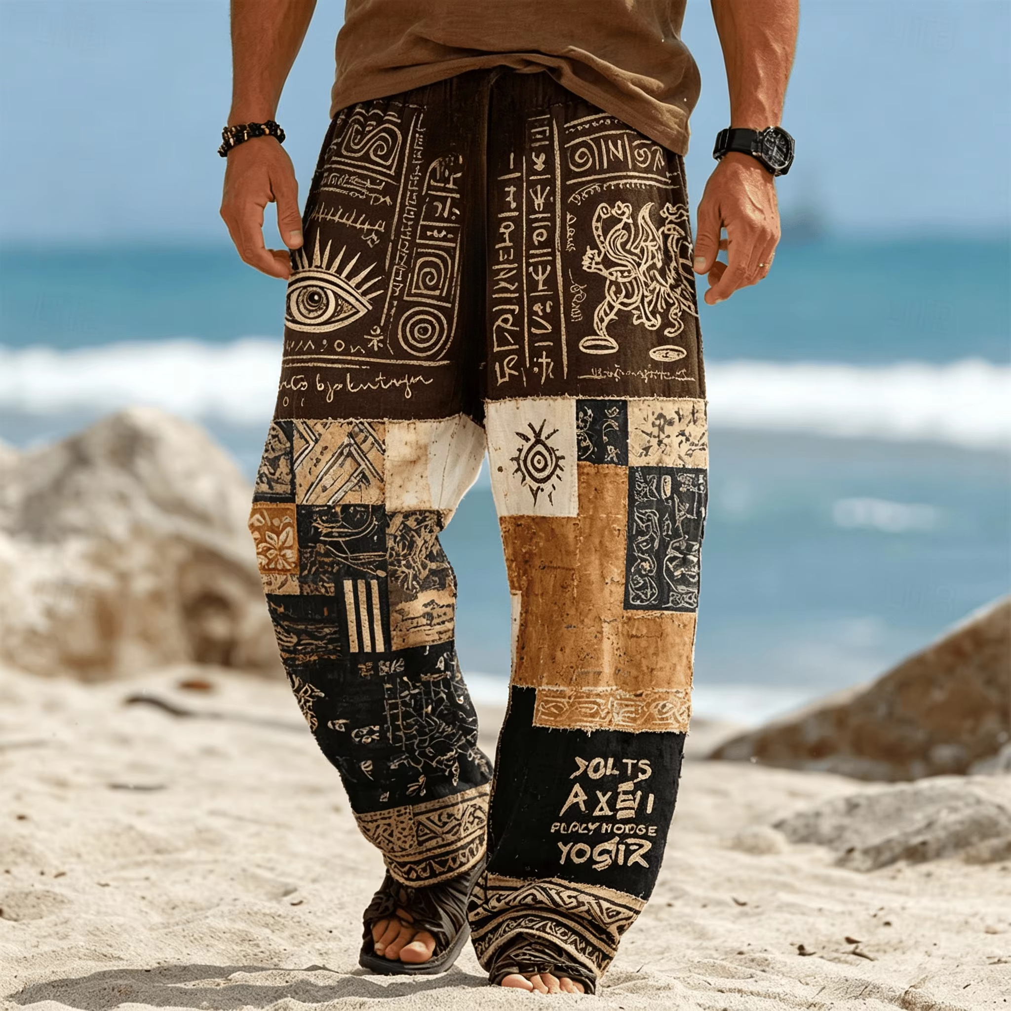 Summer Fashion New Bohemian Et - огляд і ціна Ethnic Fashion For Men