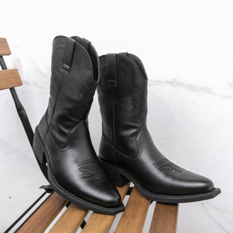 Men Boots Classic Embroidery W - огляд і ціна Ethnic Fashion For Men
