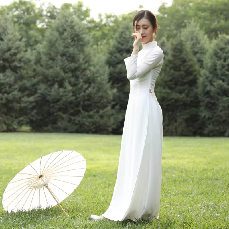 Ao Dai Vietnam Dress Women Tra - огляд і ціна Ao Dai Vietnam Dress