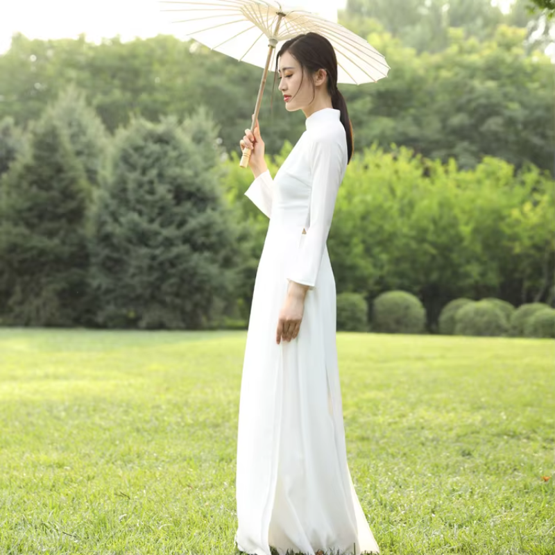 Ao Dai Vietnam Dress Women Tra - огляд і ціна Ao Dai Vietnam Dress
