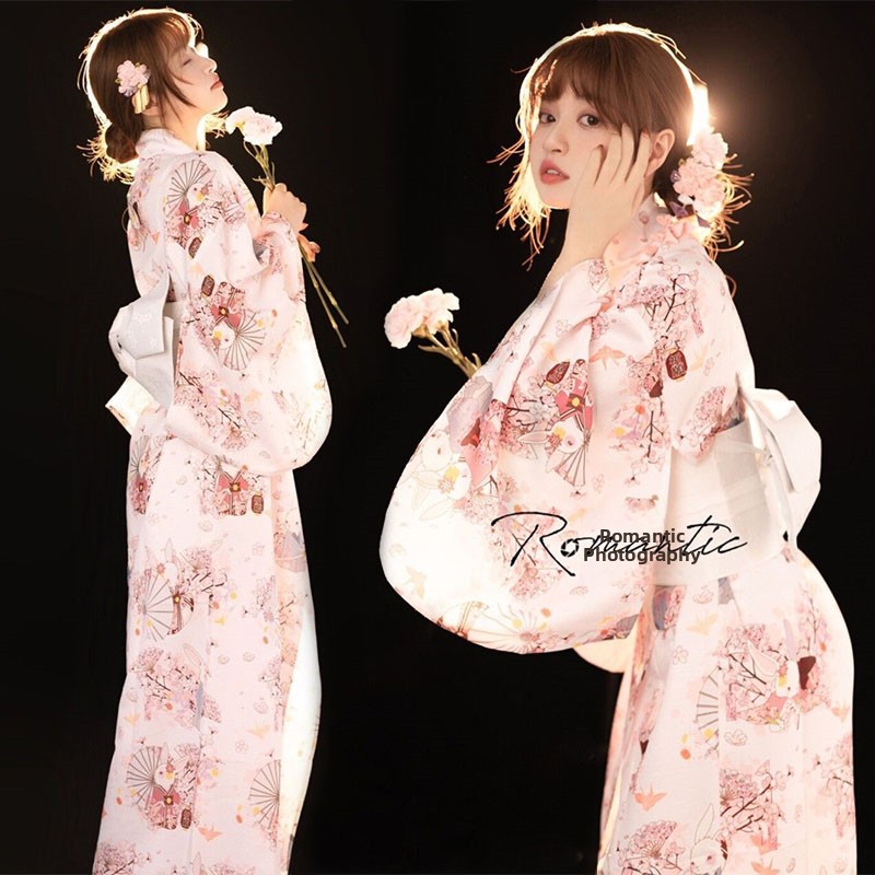 Dark Elegant Girl Kimono Photo - огляд і ціна Ethnic Style Dresses